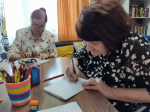 Поздравление солдатам написали в стационаре